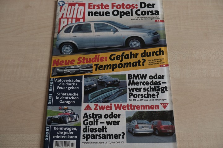 Deckblatt Auto Bild (33/1998)